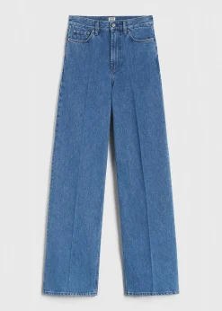 Wide Leg Denim Vibrant Blue