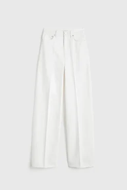 Wide Leg Denim White