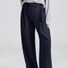 Wide Leg Trouser Midnight