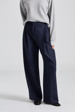 Wide Leg Trouser Midnight
