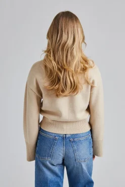 Wide Sleeve Cardigan Soft Sand