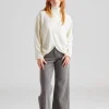 Willow Flap Bluse Ivory