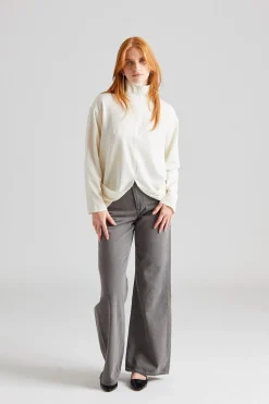 Willow Flap Bluse Ivory