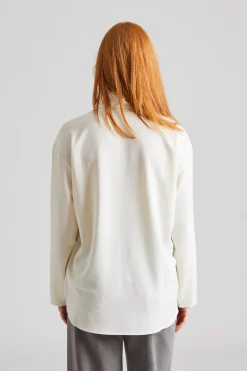 Willow Flap Bluse Ivory
