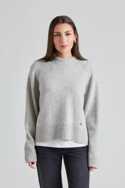 Wool Crew Lt Grey