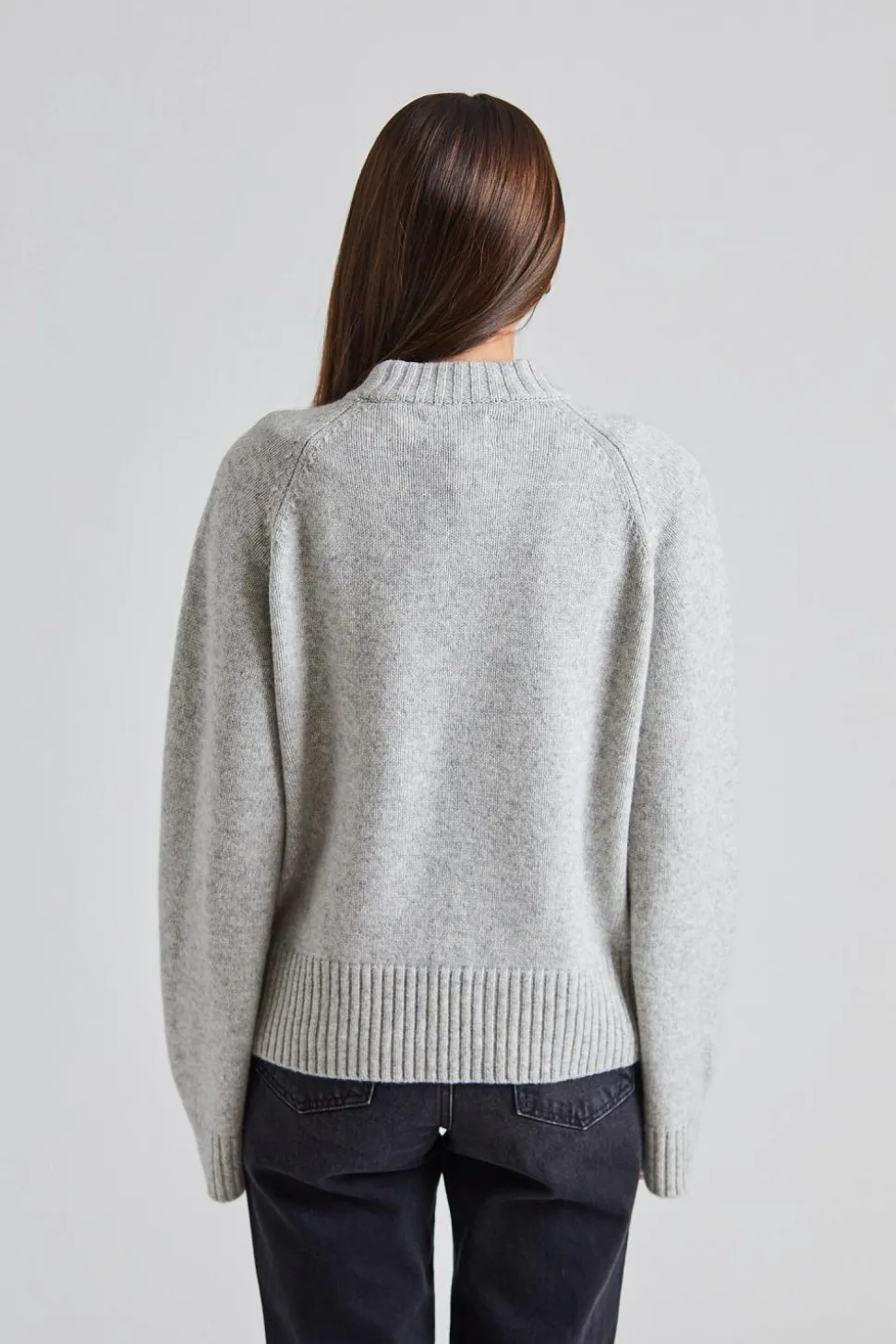 Wool Crew Lt Grey