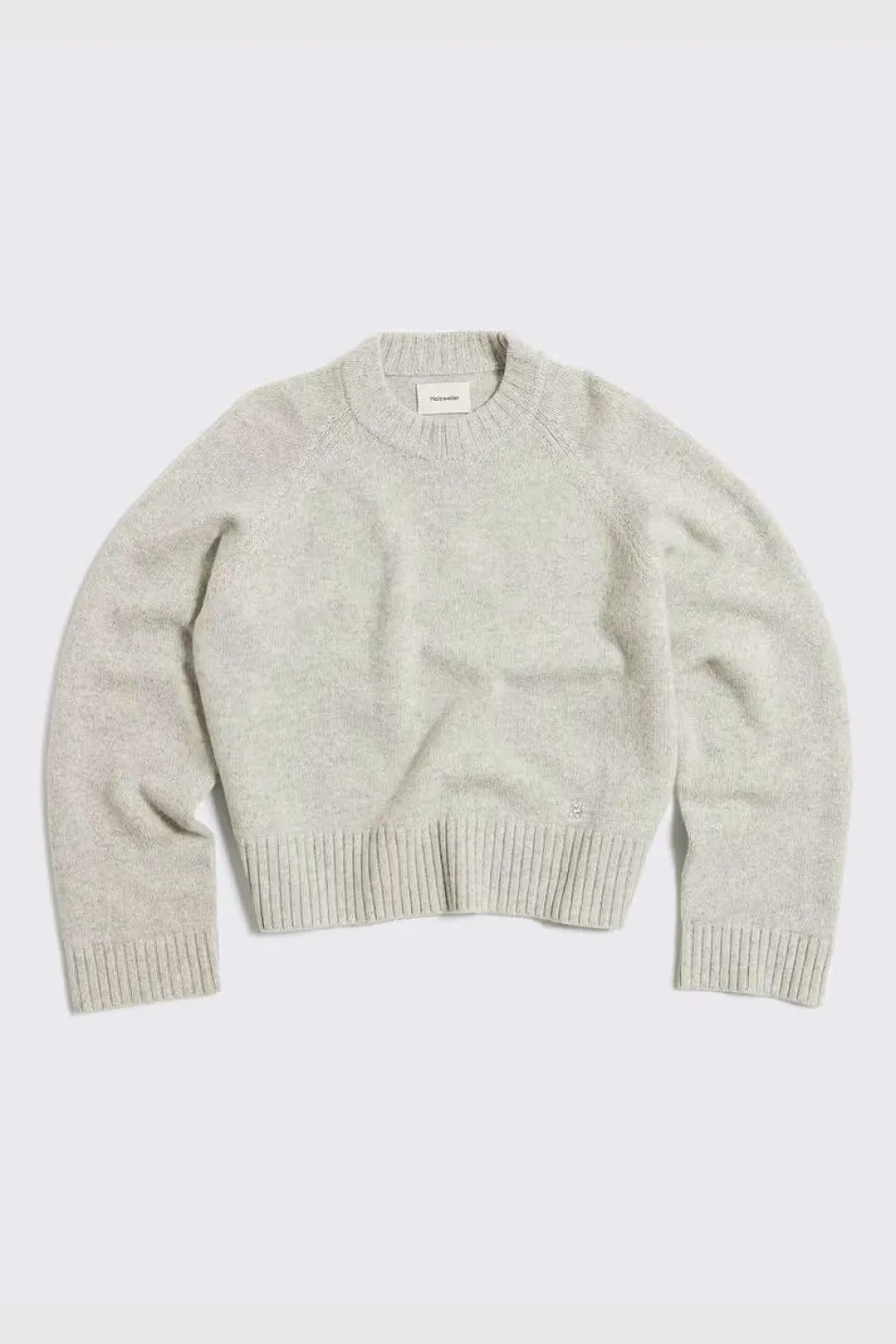 Wool Crew Lt Grey