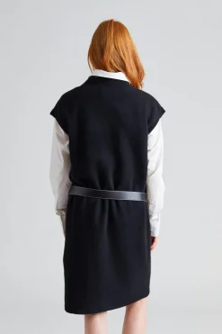Wool Yak Dress Black