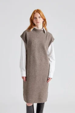 Wool Yak Dress Driftwood