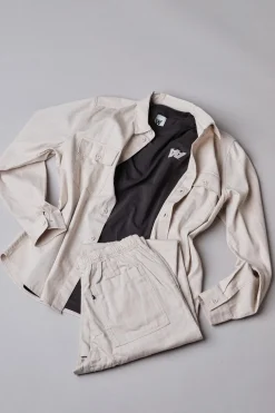 WWAxl Herringbone Shirt Sand Grey