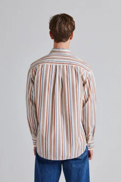 WWNico Shirt Stripe Silver Grey