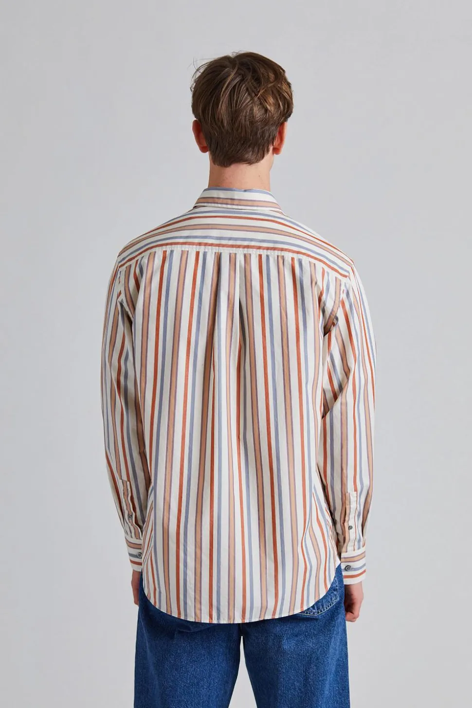 WWNico Shirt Stripe Silver Grey