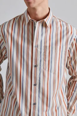 WWNico Shirt Stripe Silver Grey