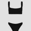 Xandra Bikini Crinkle Black