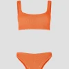 Xandra Bikini Crinkle Orange